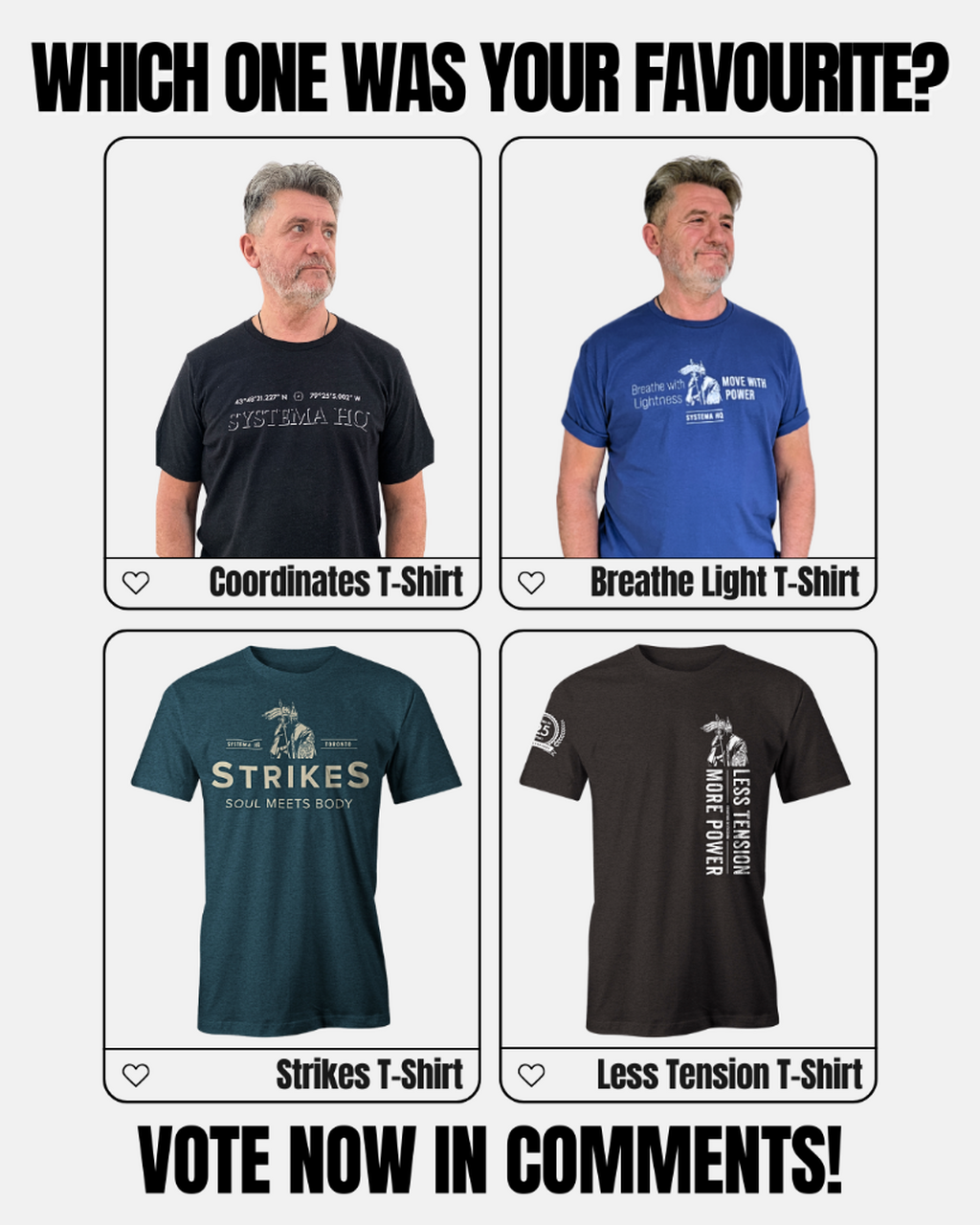 Favourite Systema T-Shirt Poll