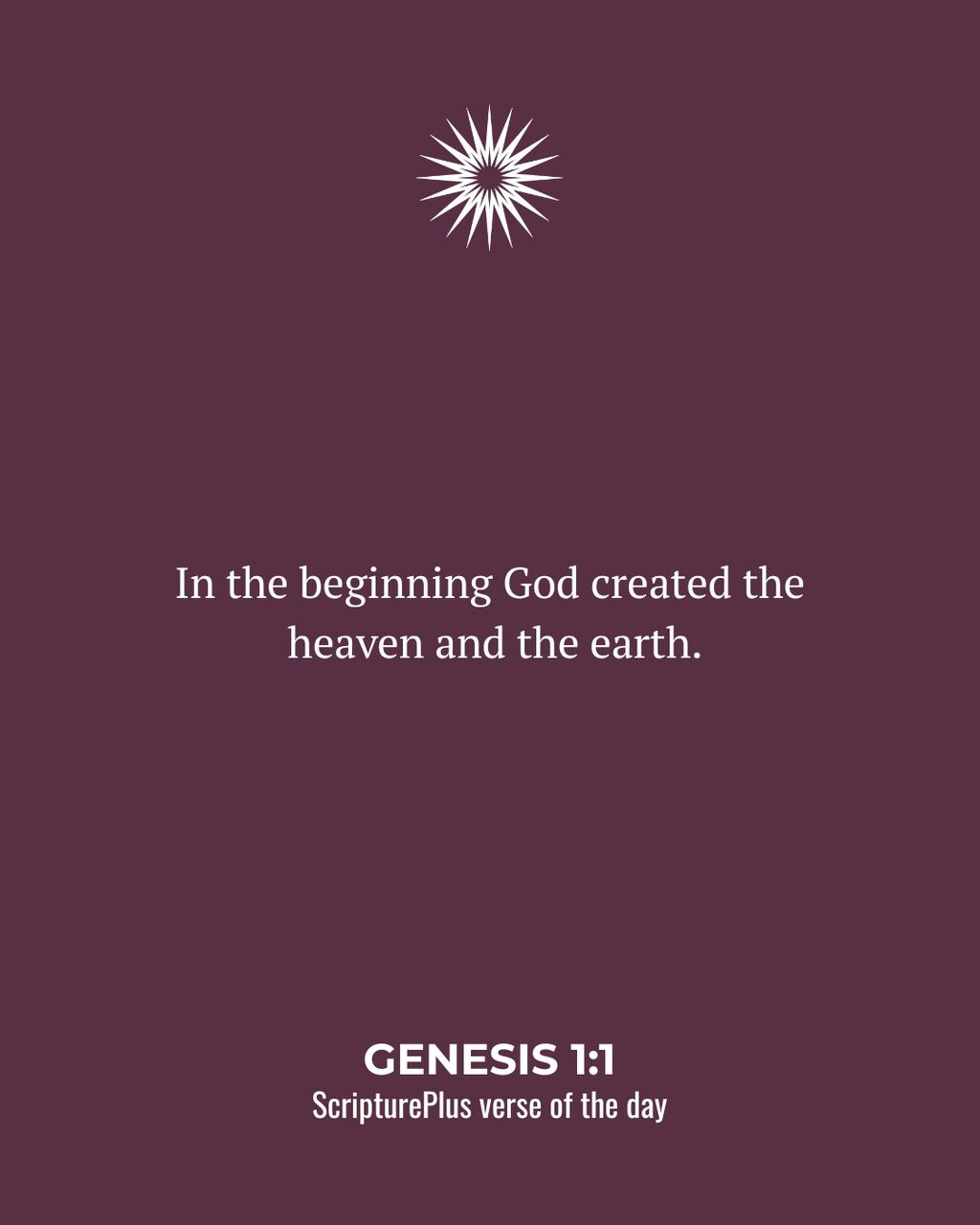 Genesis 1:1