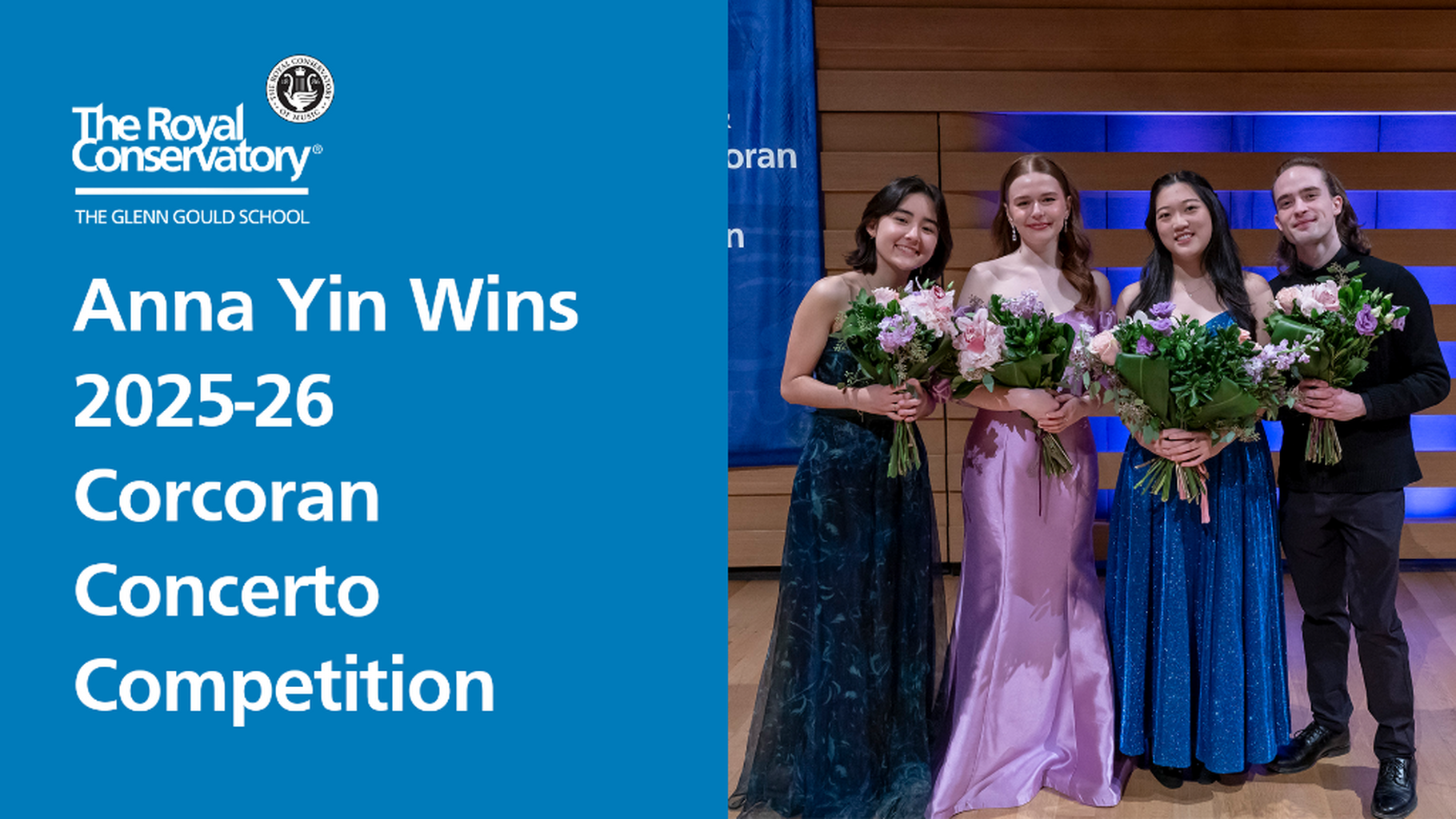 Anna Yin Wins 2025-26 Robert W. and G. Ann Corcoran Concerto Competition | The Royal Conservatory of Music