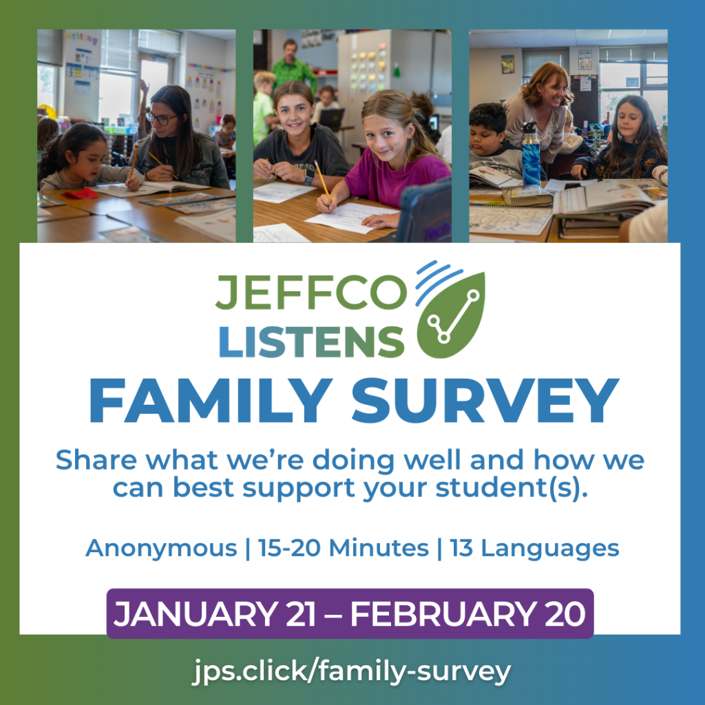 Jeffco Listens: Annual Family Survey
