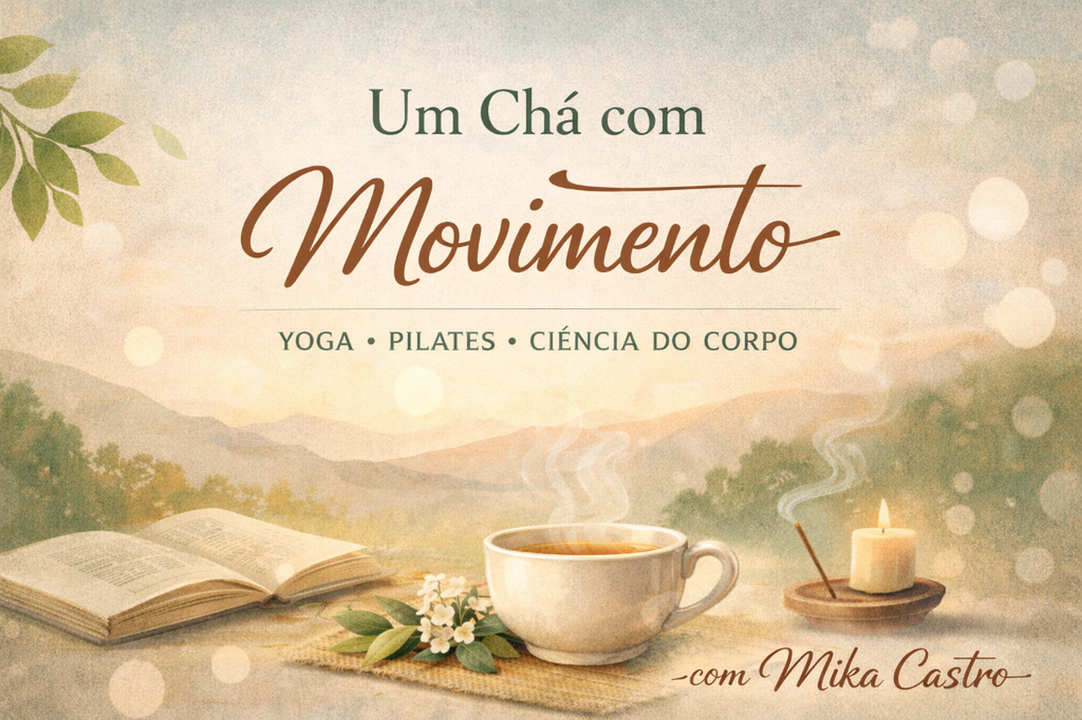 Newsletter - Um ch&aacute; com movimento 🍵