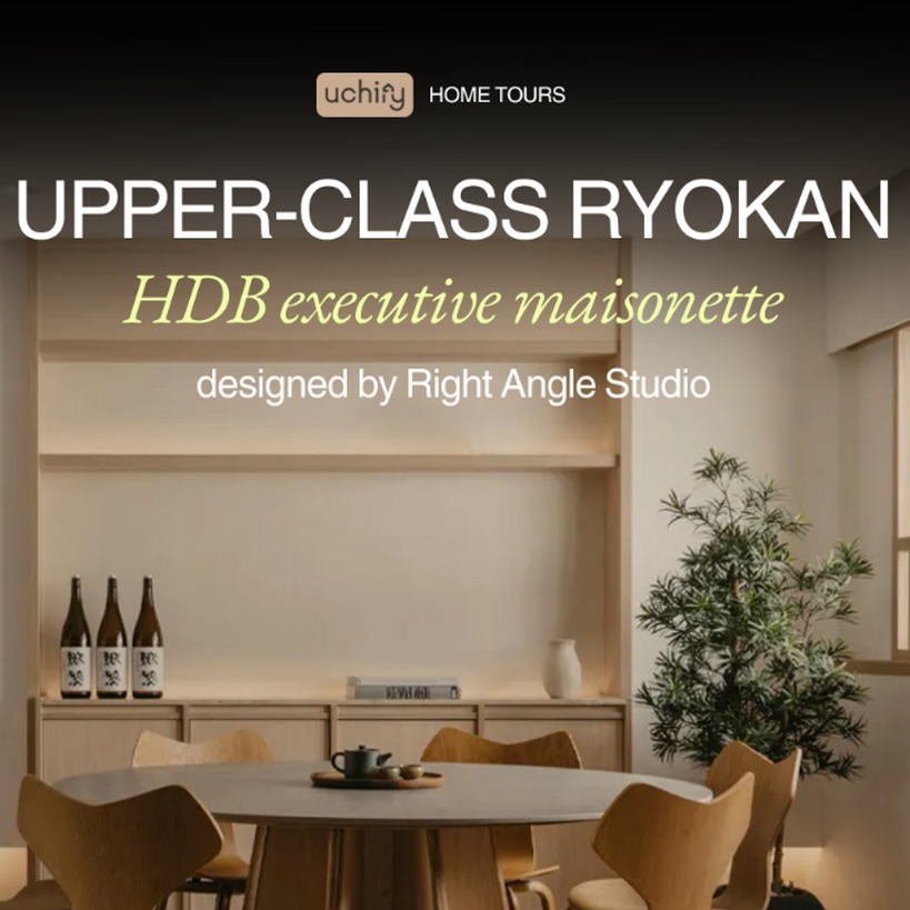 Upper-class ryokan HDB executive maisonette