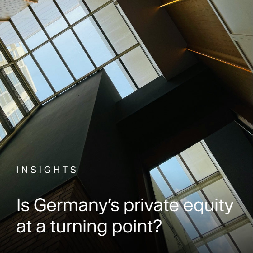 Is Germany's PE at a turning point?