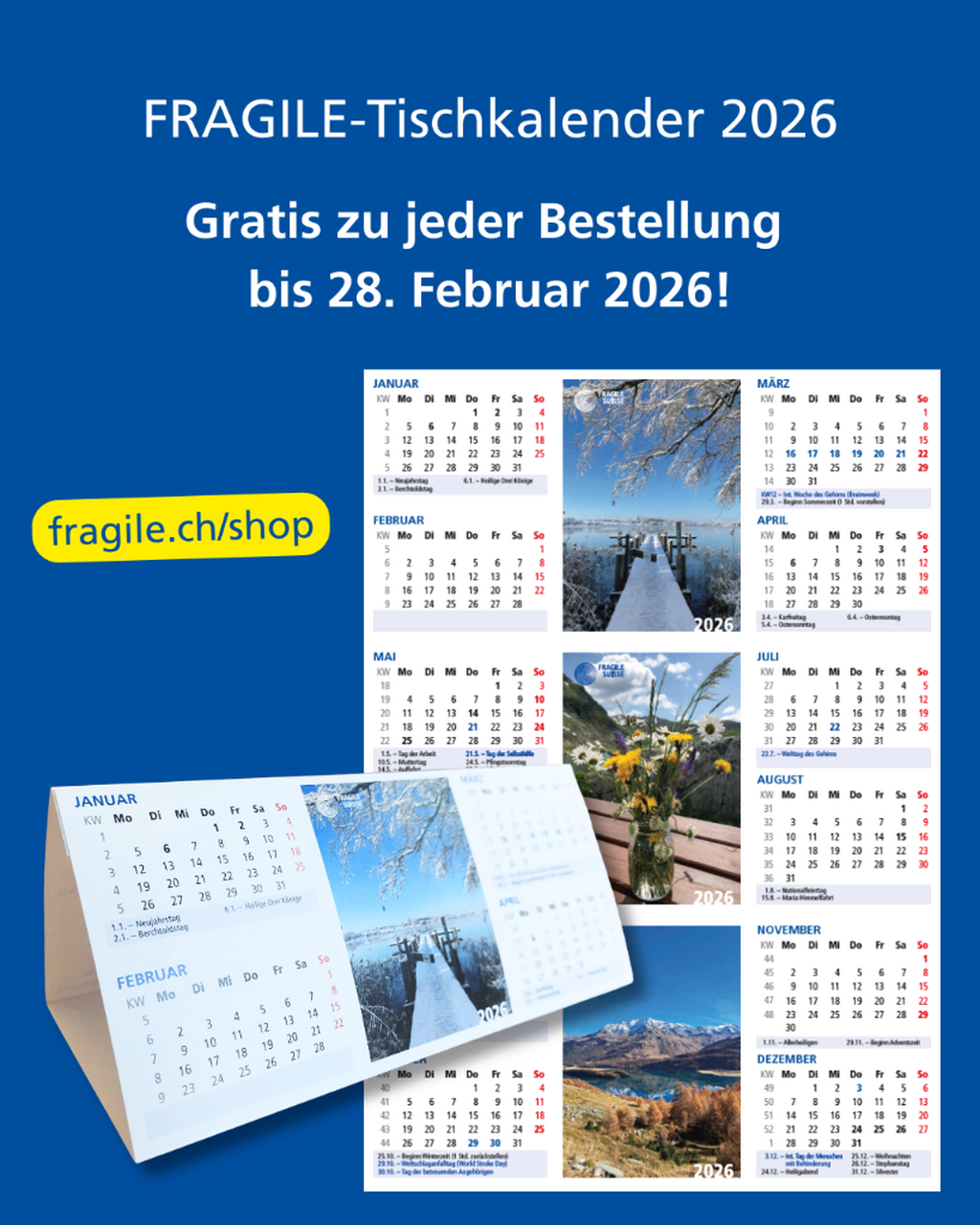 FRAGILE-Shop Kalender