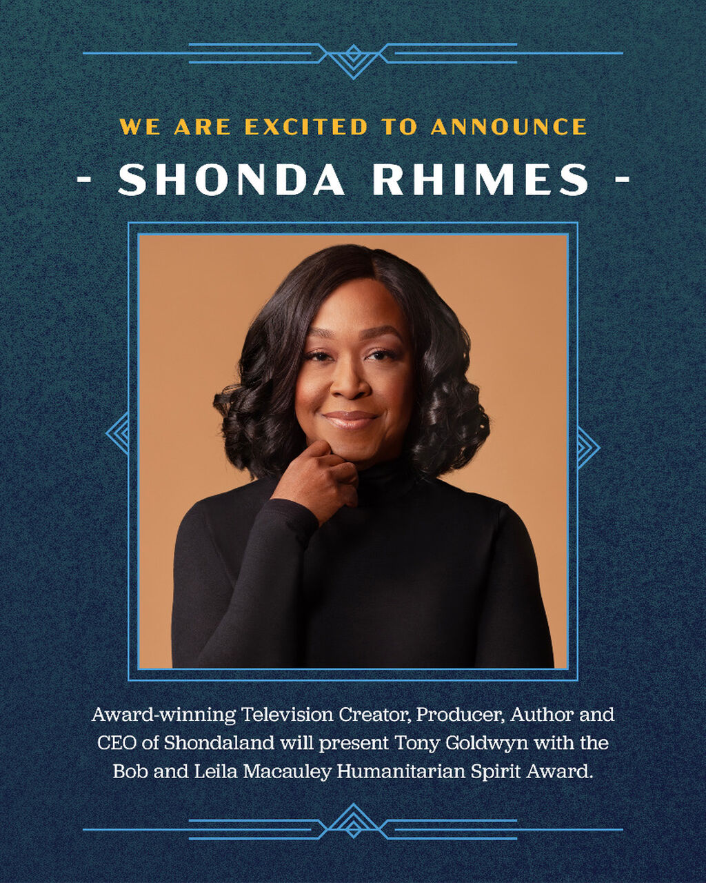 Shonda Rhimes to Present Tony Goldwyn with Humanitarian Spirit Award at 2026 Americares Airlift Benefit