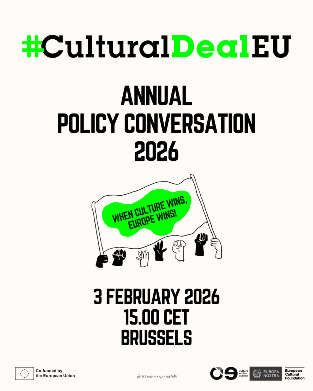 Cultural Deal for Europe's Annual Policy Conversation