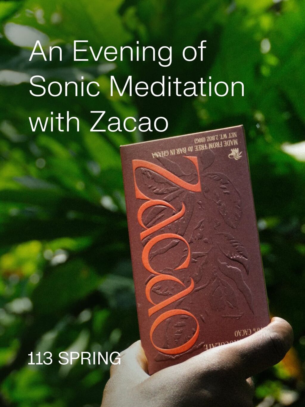 A Sonic Meditation With Zacao