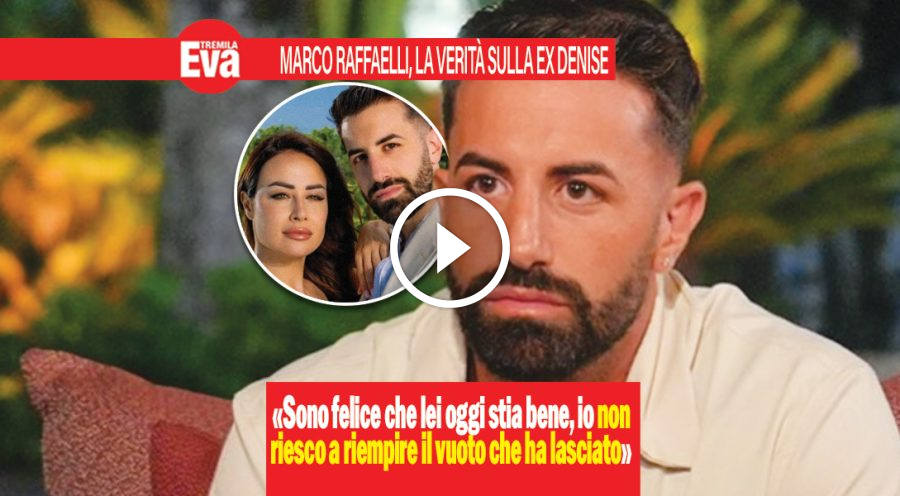 Marco Raffaelli: &laquo;Felice per Denise ma io non cerco l'amore&raquo;