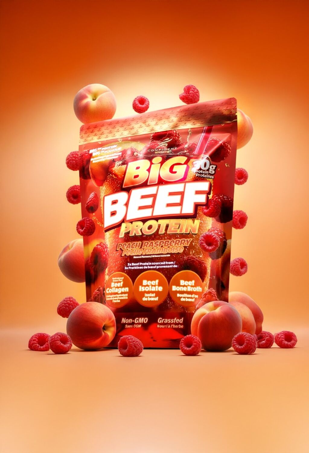 Big Beef Protein - New Peach Raspberry 
