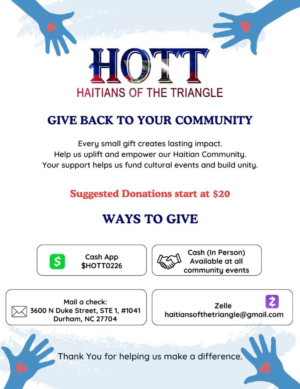 HOTT Community Support