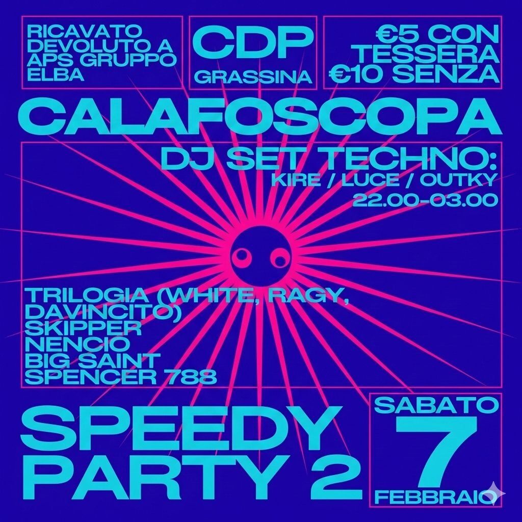 7 febbraio 2026: Calafoscopa