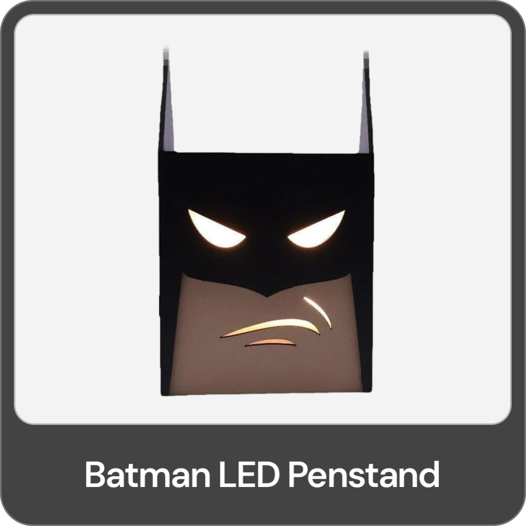 Batman Themed Led Pen Stand