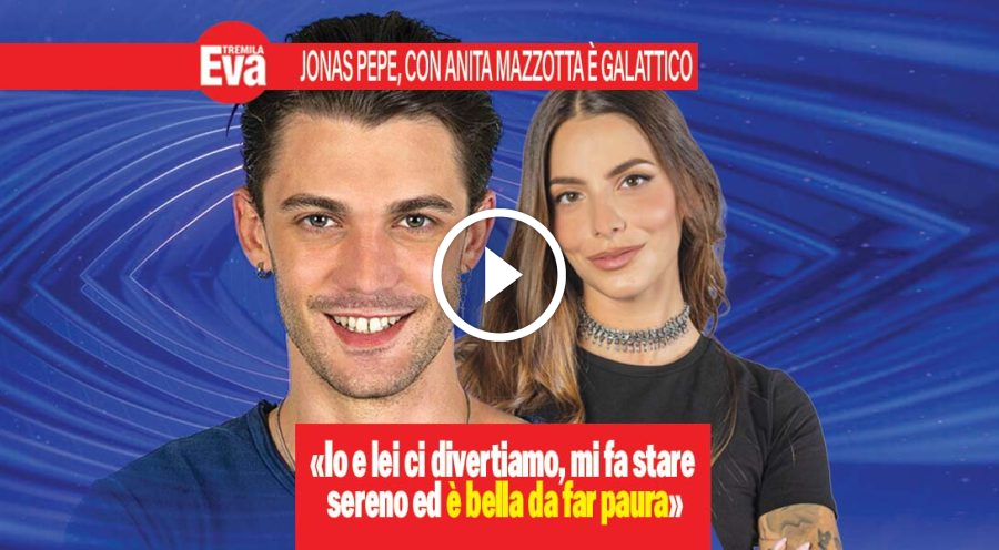 Jonas Pepe, dopo il Gf l'amore per Anita Mazzotta &egrave; galattico