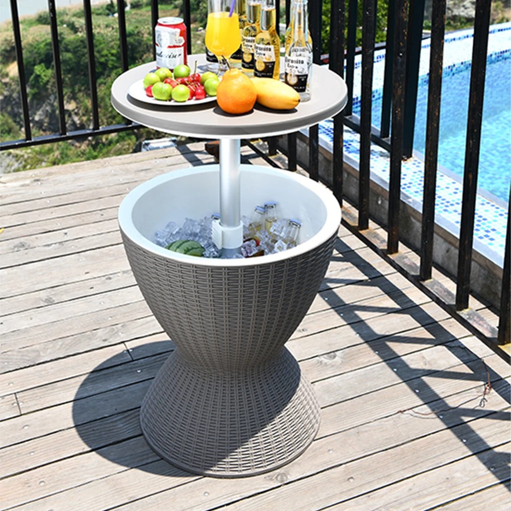  Cooler Pop up Bar Table Outdoor Cooler Box With Table
