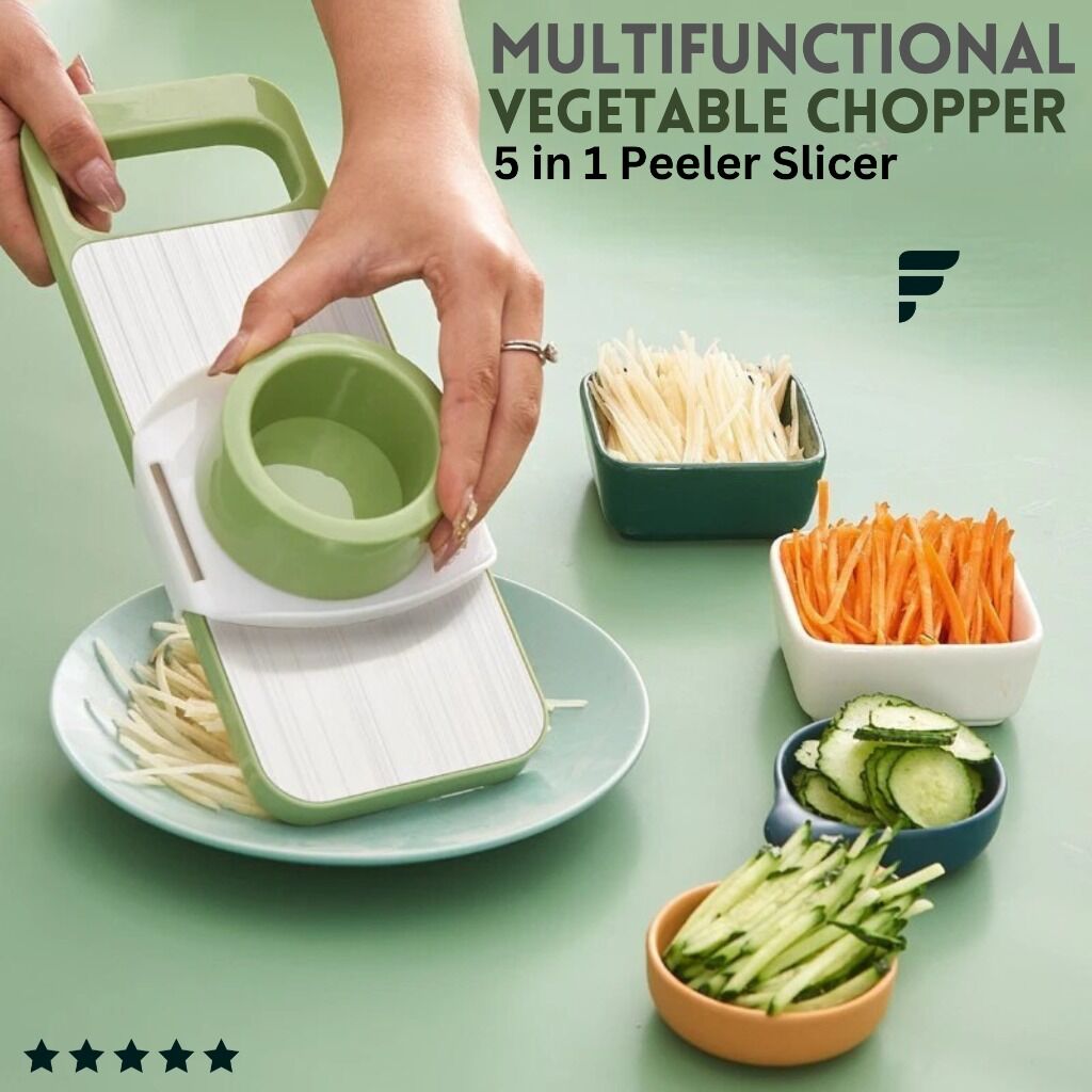 5 in 1 Vegetable cutter and slicer 