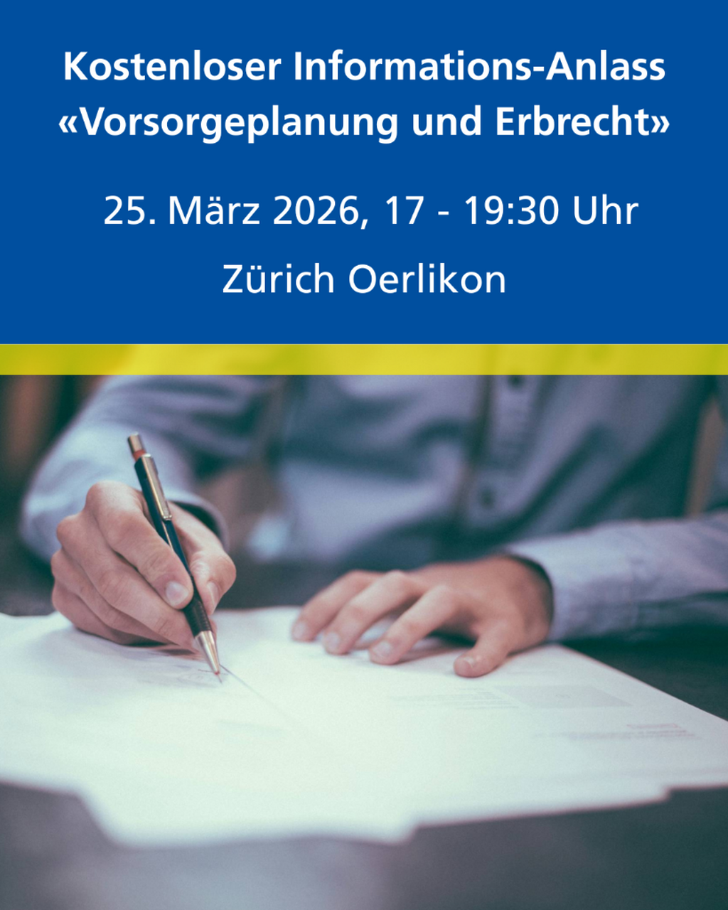 Anlass Vorsorgeplanung