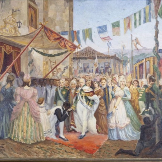 Chegada de D Jo&atilde;o VI