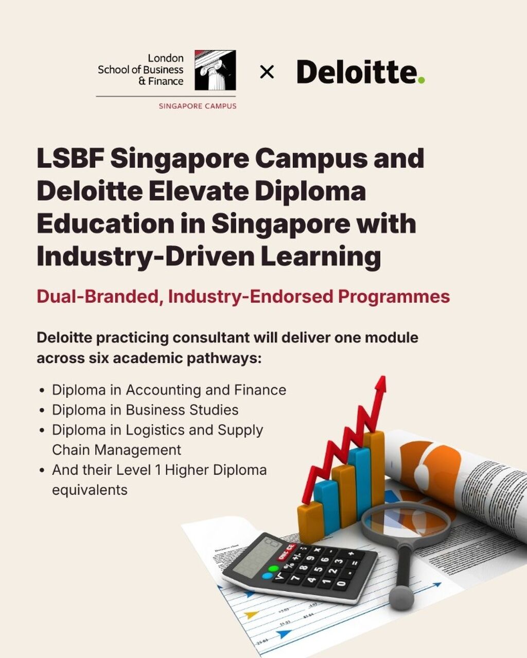 LSBF Singapore Campus and Deloitte Elevate Diploma Education in Singapore with Industry-Driven Learning