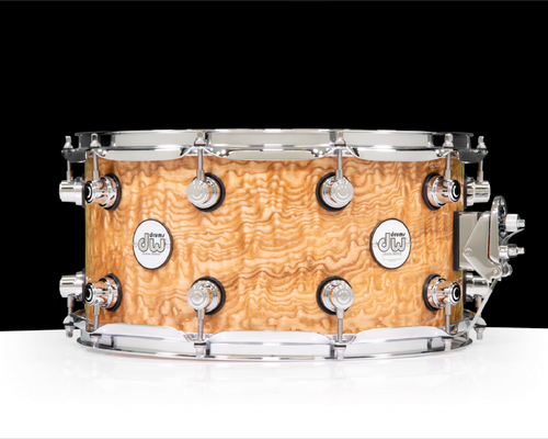 DW DESIGN SNARE 7x14 TAMO ASH, DOUBLE ROW LUG - CF EXCLUSIVE