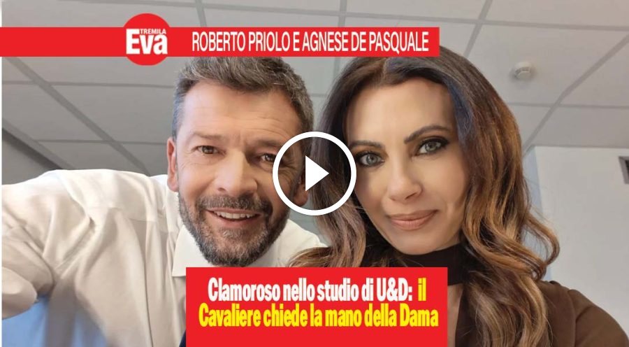 Roberto Priolo di U&D chiede la mano di Agnese De Pasquale
