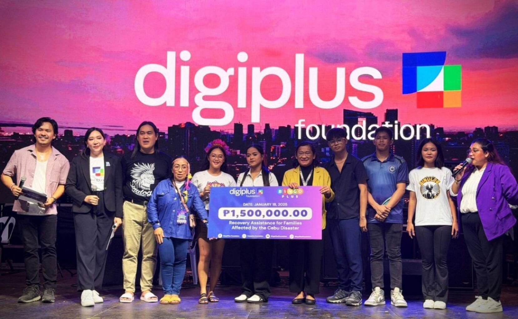 DigiPlus Foundation commits ₱1.5M assistance to Cebuanos during Sinulog 2026 celebration