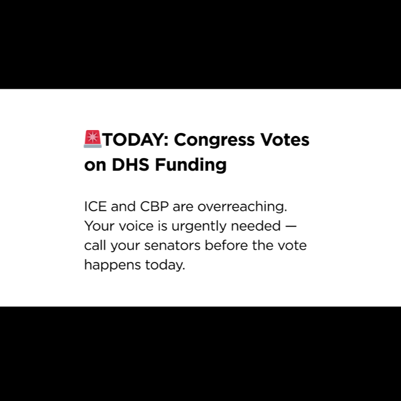 CONGRESS VOTE ON DHS FUNDING
