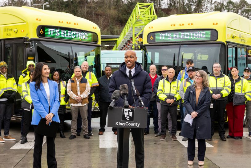 King County launches new battery-electric buses with enhanced operator safety features