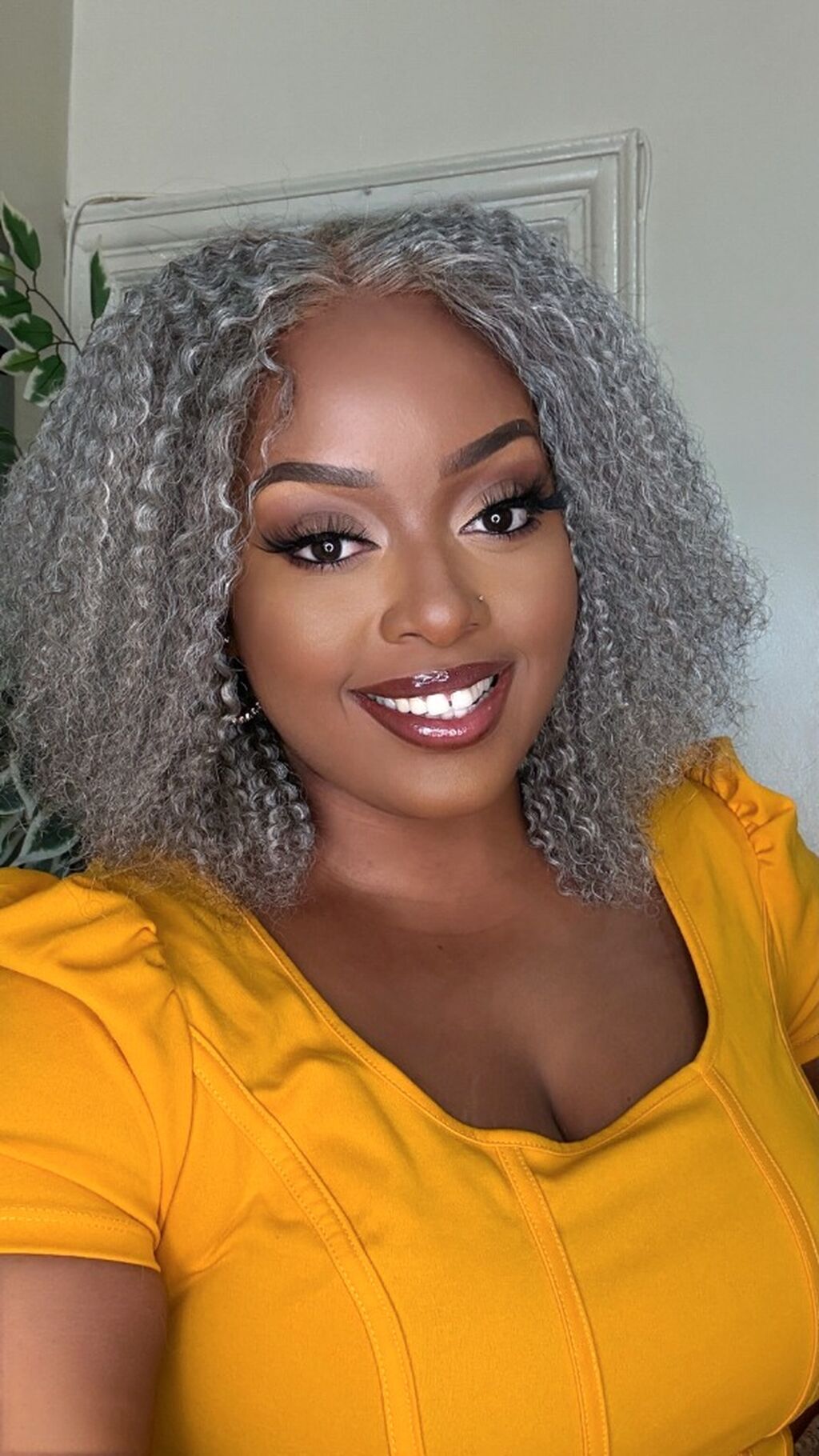 LUVWIN 5X5 Glueless Grey Wig