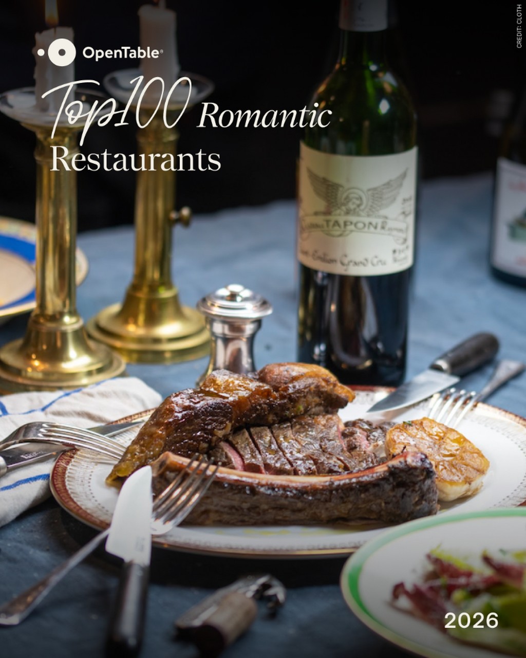 Top 100 Romantic Restarants 2026