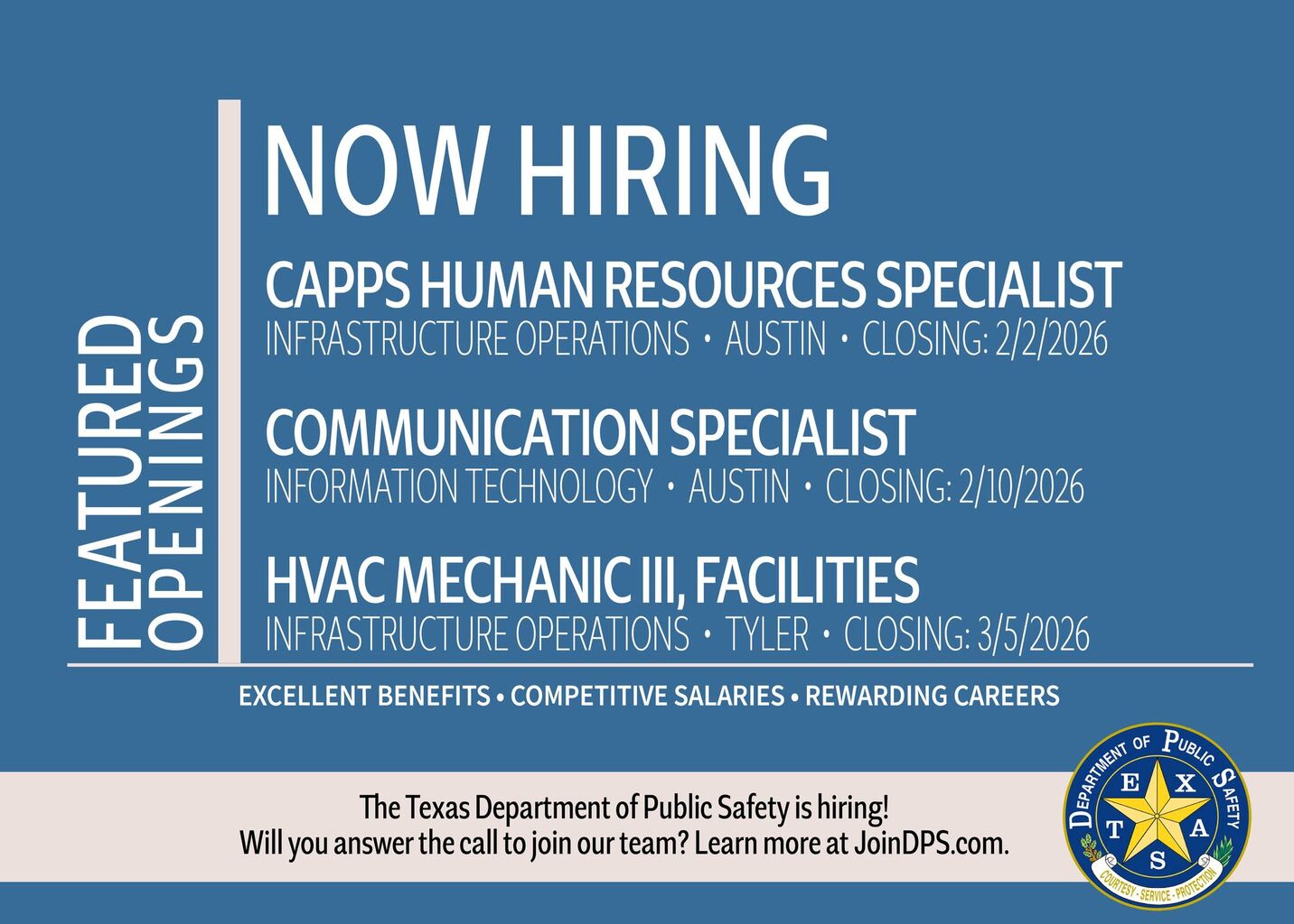 Texas Department of Public Safety Careers
