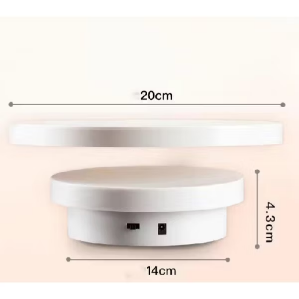 Đế xoay trưng b&agrave;y sản phẩm size 14-20-25cm c&oacute; pin