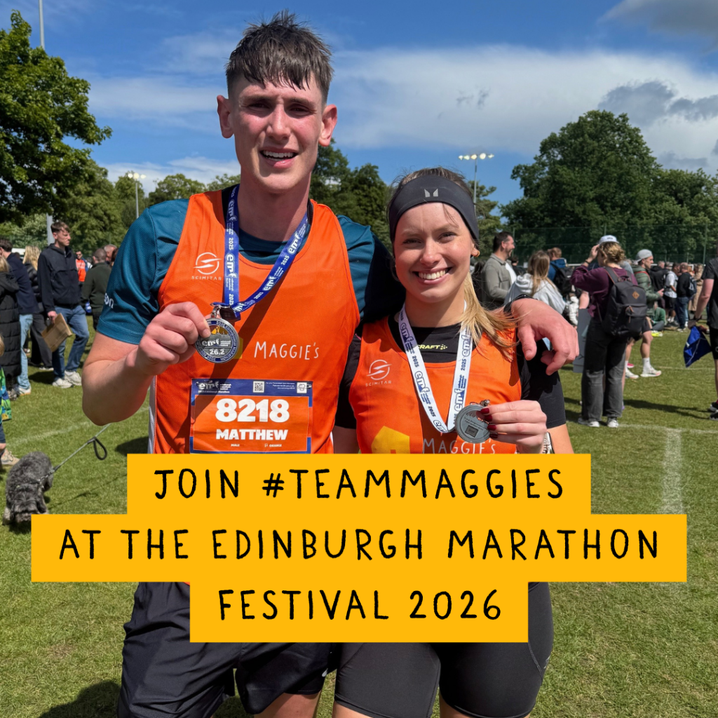 Take on the Edinburgh Marathon Festival 2026 for Maggie's