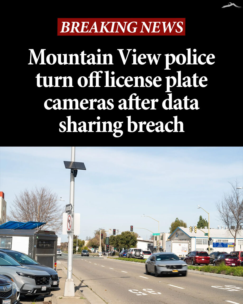 Mountain View police turn off license plate cameras after data sharing breach