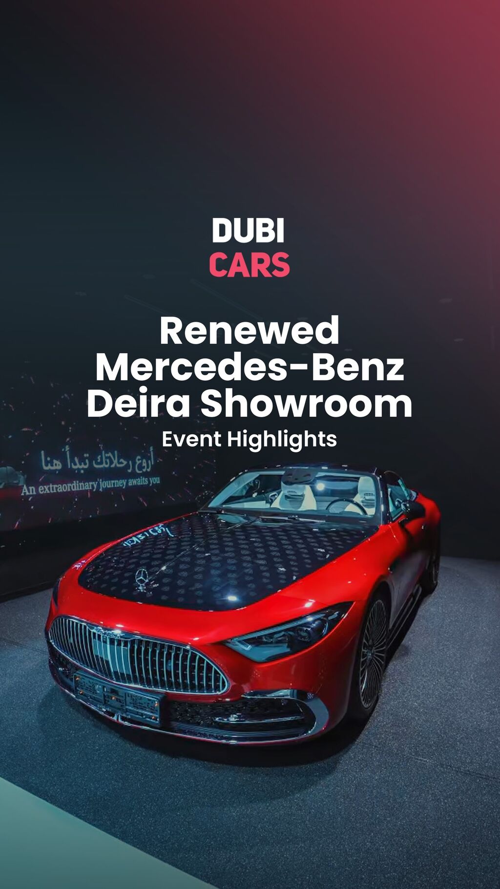 Renewed Mercedes-Benz Deira Showroom