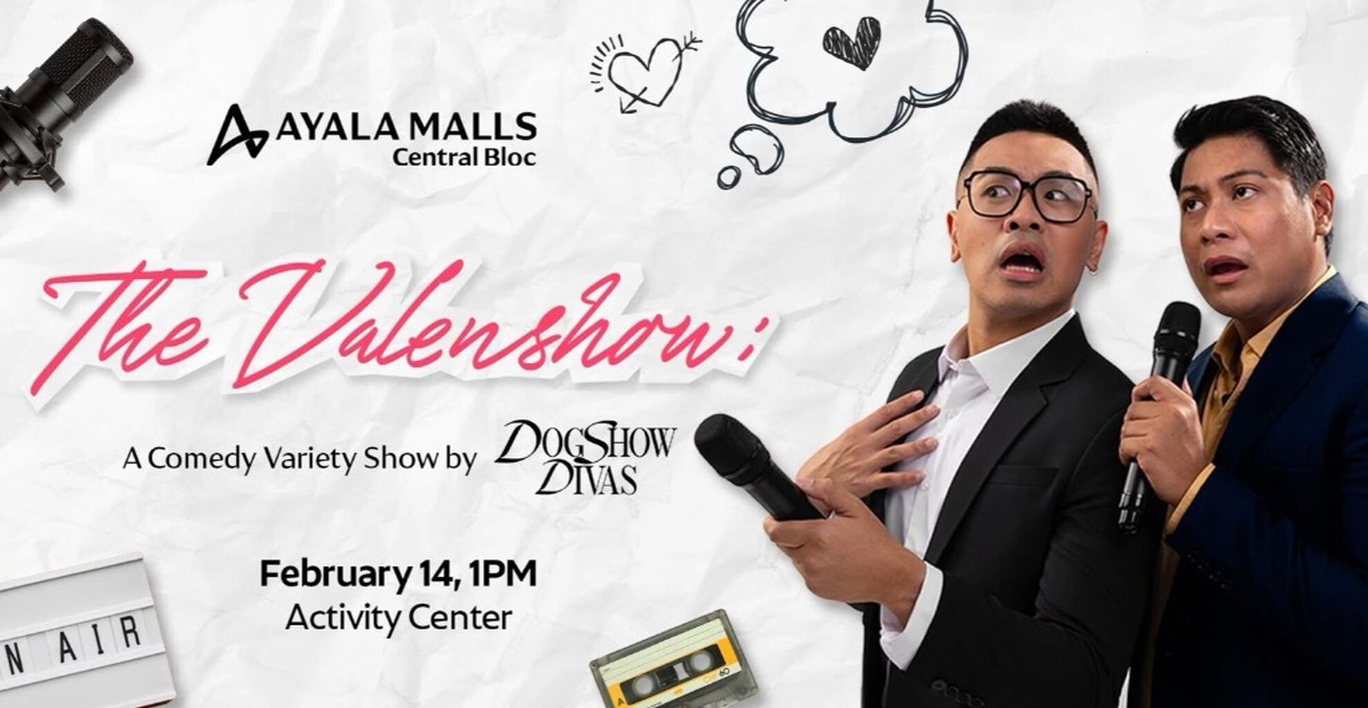 Ayala Malls Central Bloc hosts The Valenshow for its first time out of Metro Manila!
