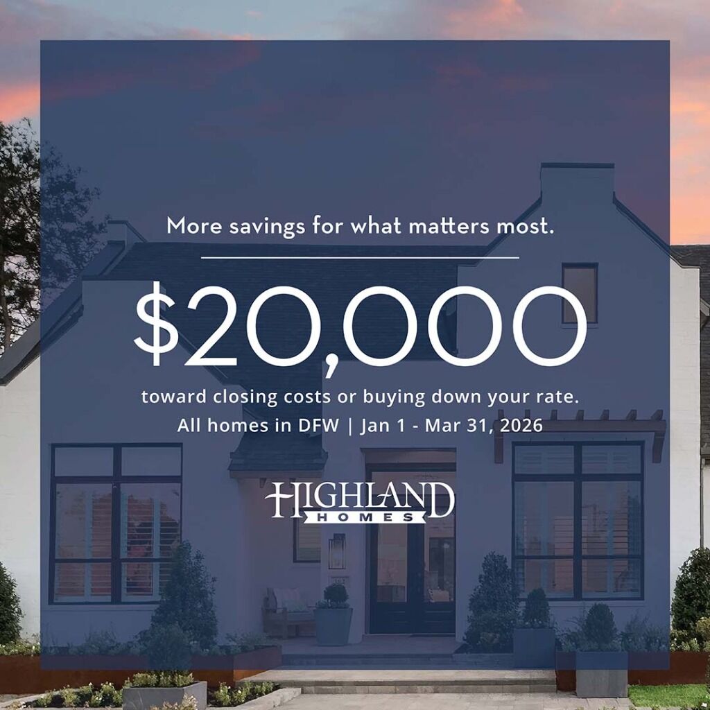 Highland Homes: $20,000 Savings Event
