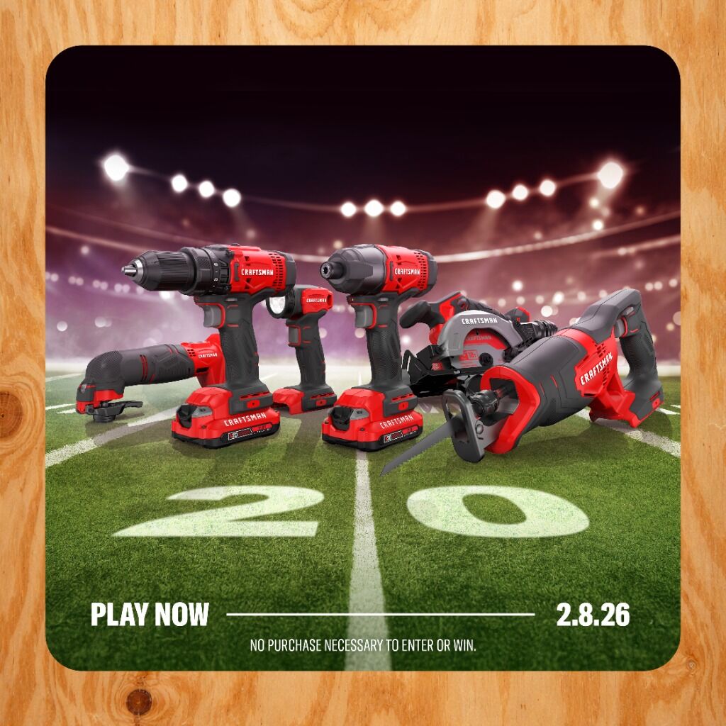 Full Rules for CRAFTSMAN V20* Giveaway