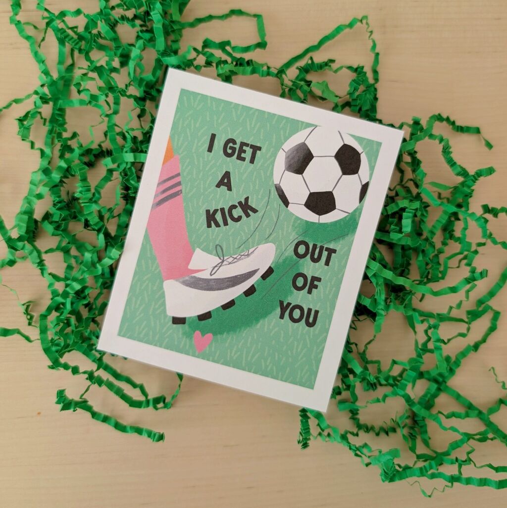 Soccer Ball Valentine | Etsy