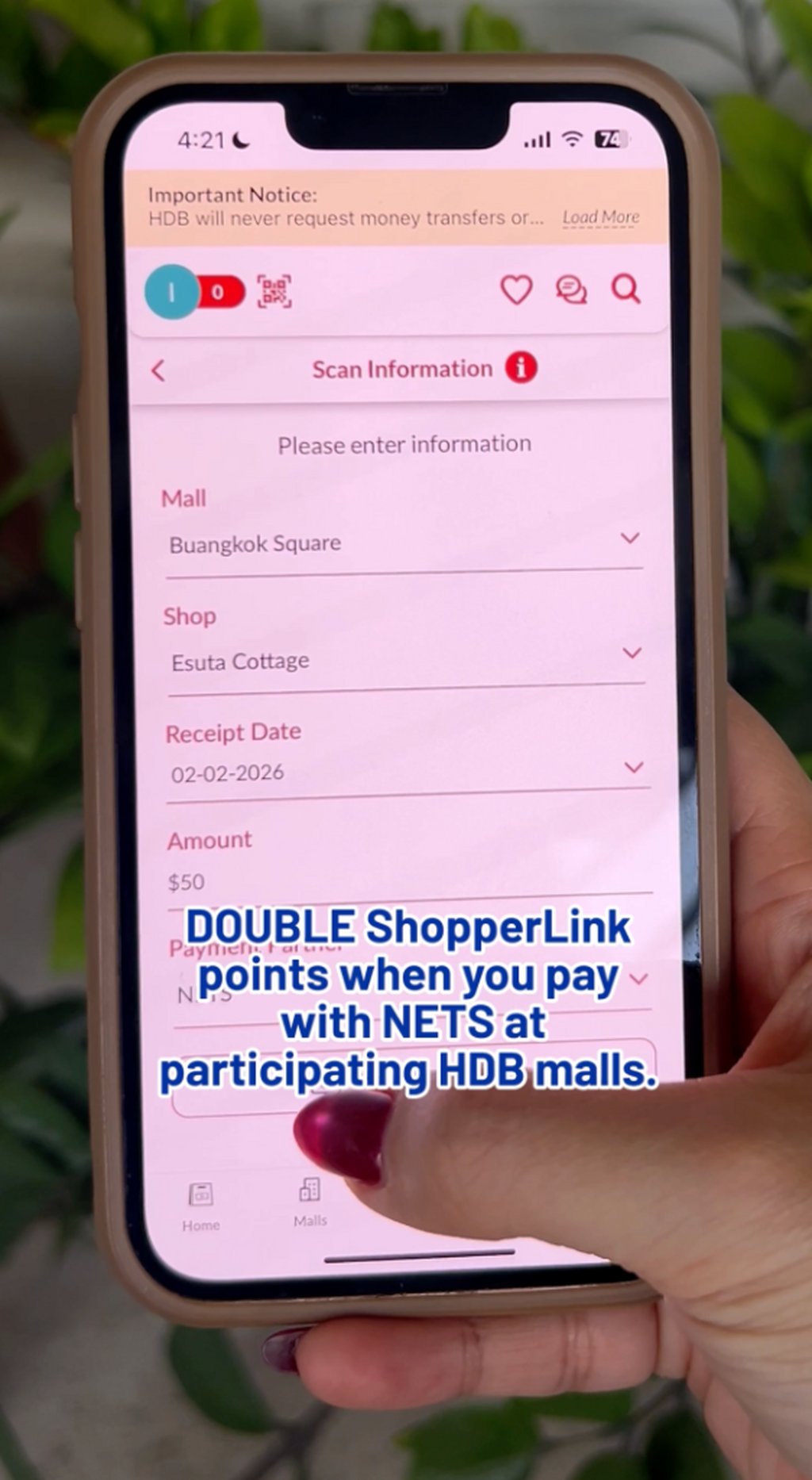 NETS X ShopperLink Promotion