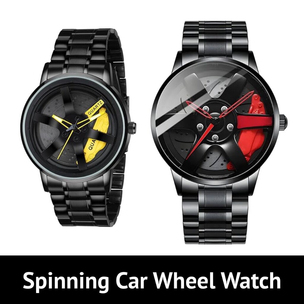Car Spinning wheel watch