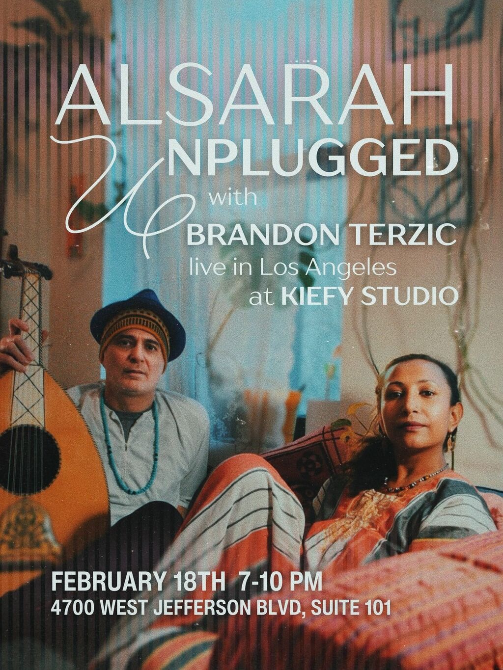 ALSARAH UNPLUGGED WITH BRANDON TERZIC | LIVE &mdash; Kiefy Studio 
