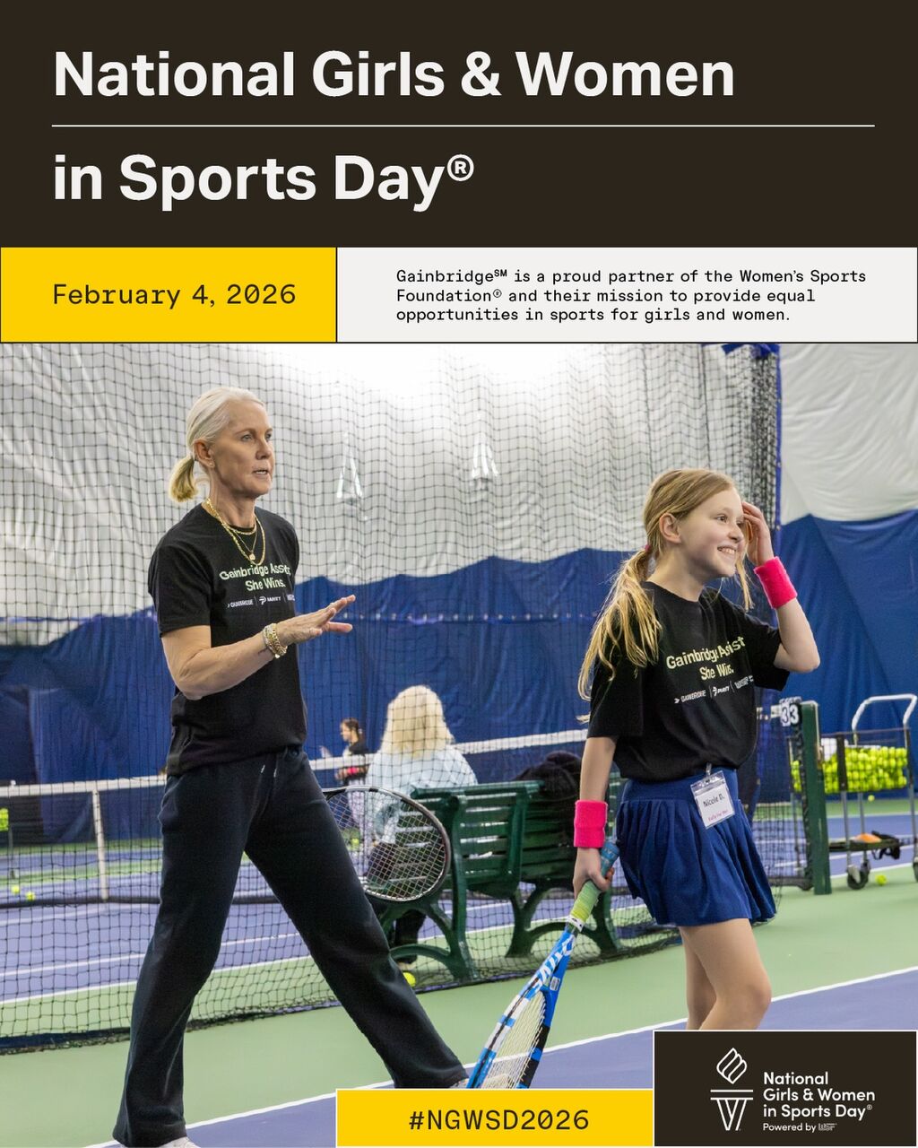 Celebrating National Girls and Women in Sports Day with the Women's Sports Foundation!