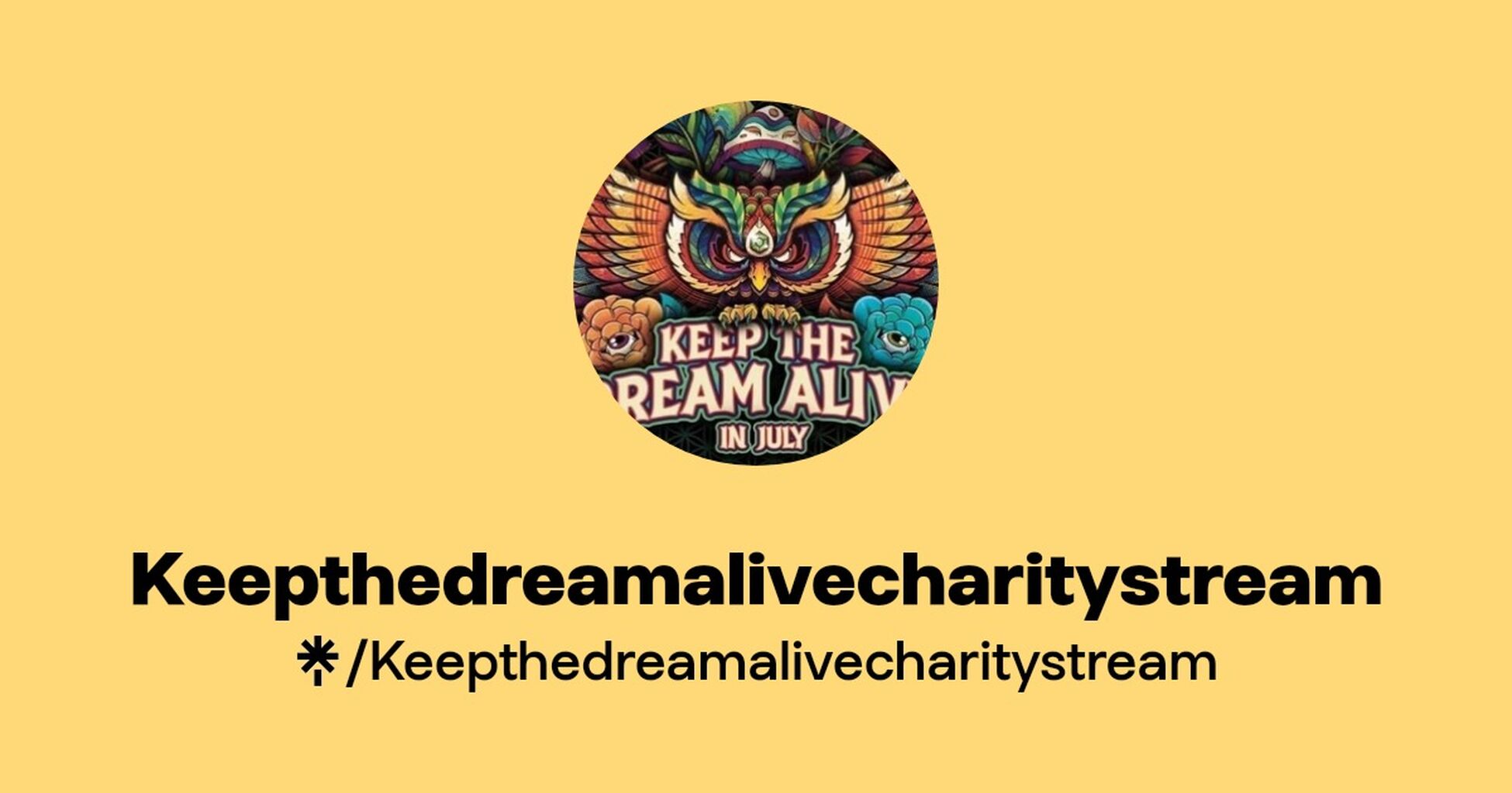 Keepthedreamalivecharitystream | Instagram, Facebook | Linktree