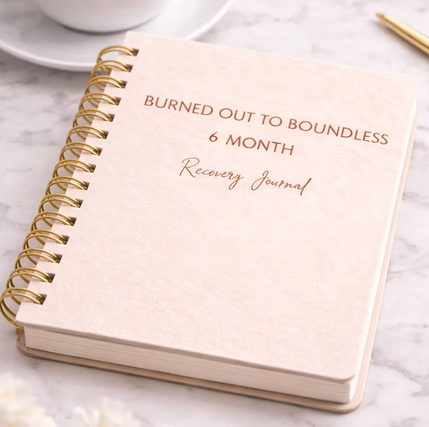 Burned Out To Boundless 6-Month Recovery Journal