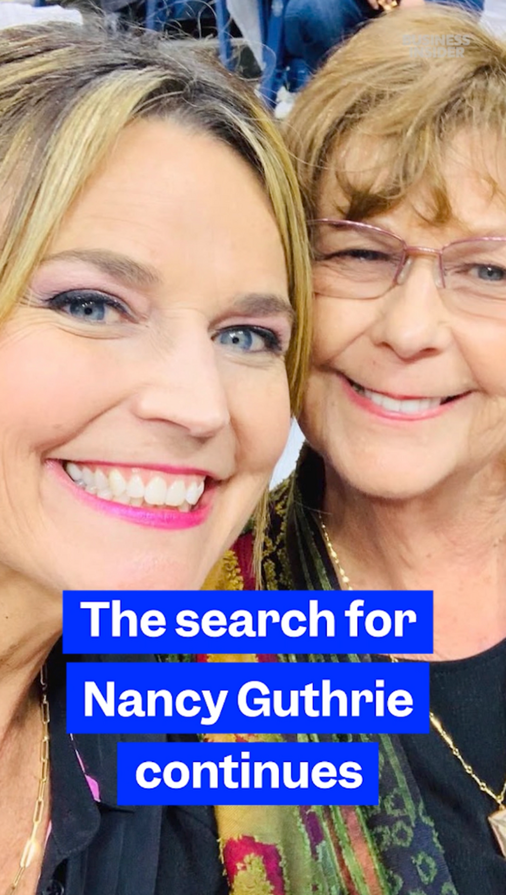 The search for Nancy Guthrie continues