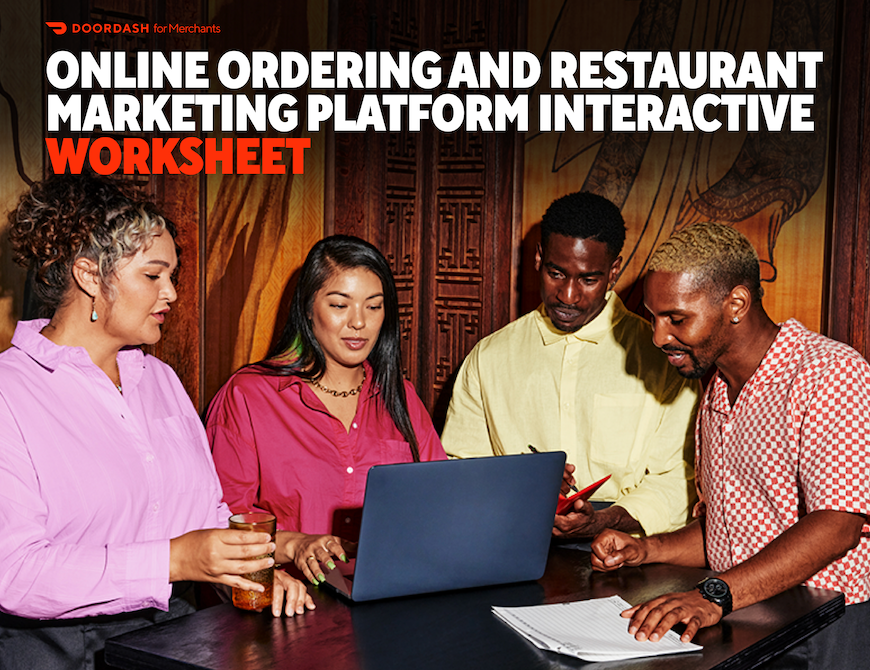 Online Ordering Worksheet