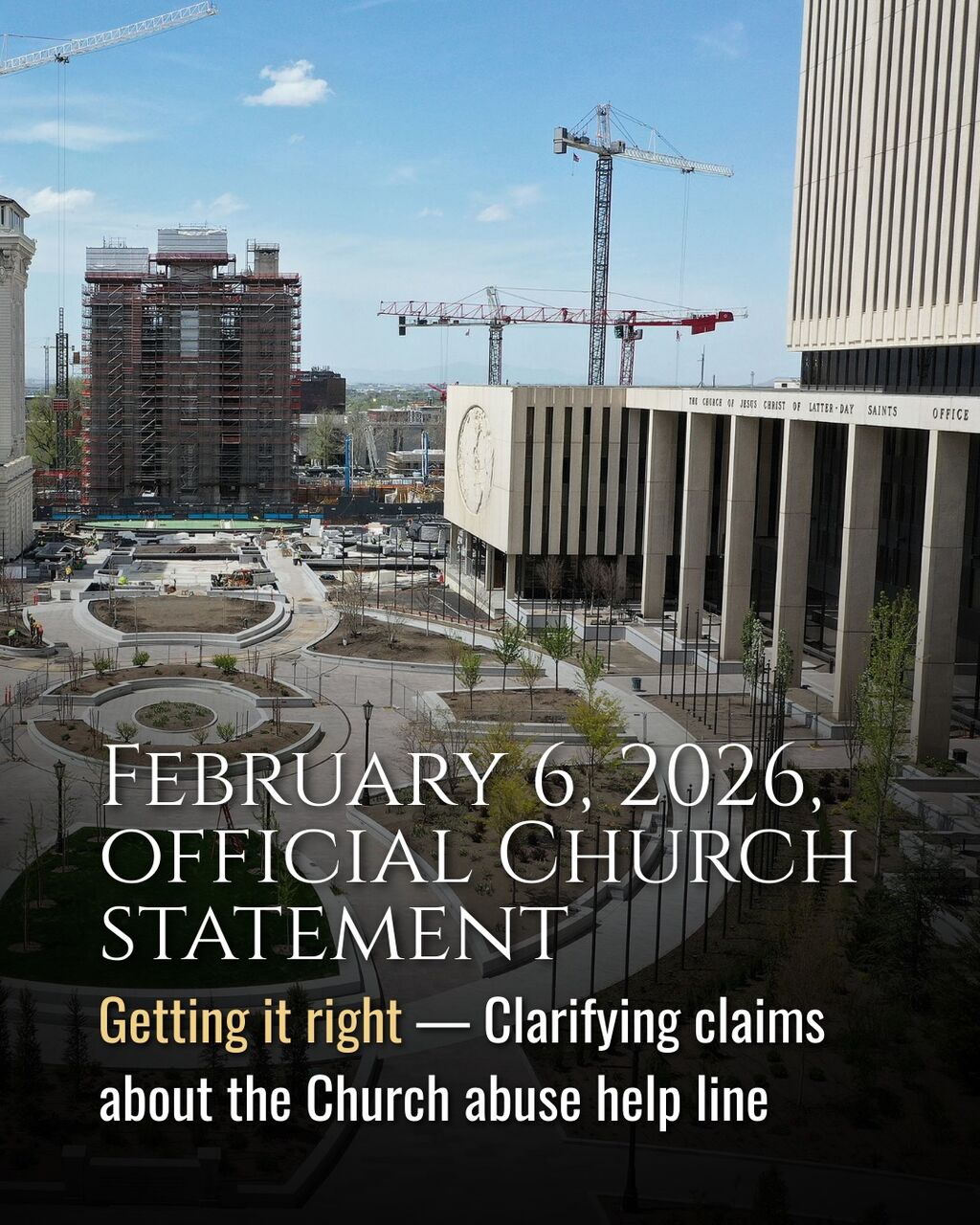 Official Church statement