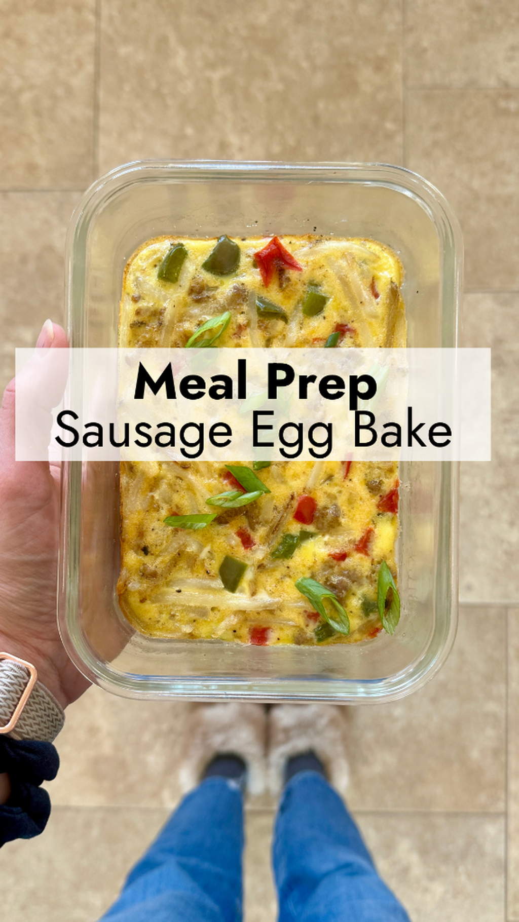 Meal Prep Sausage Egg Bake