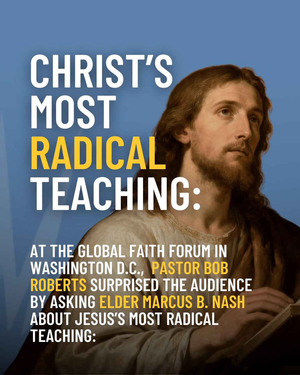 This evangelical pastor asked a very specific question of this Latter-day Saint leader | Deseret News 