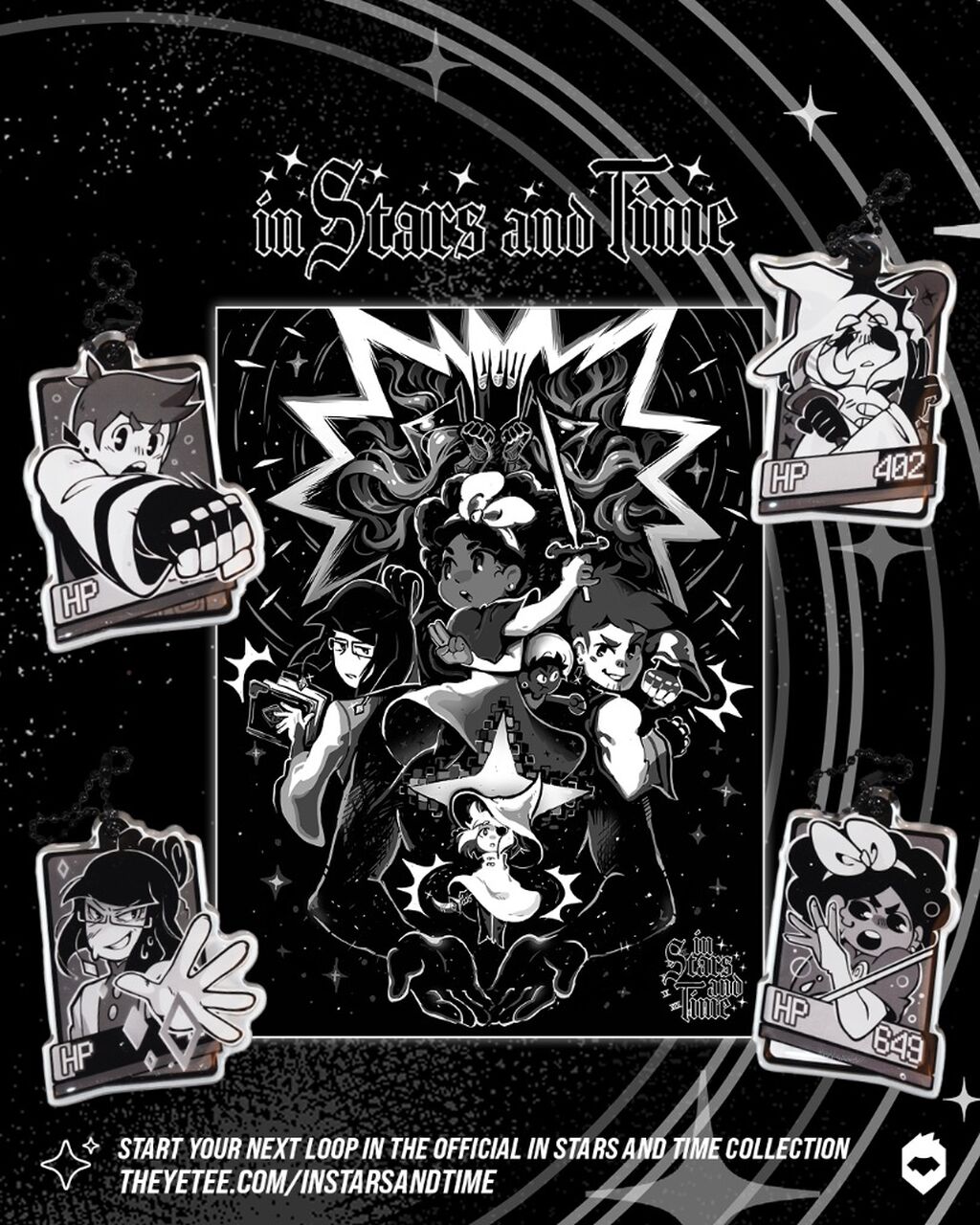 Get the Gang Back Together for Another Loop of In Stars and Time Merch!